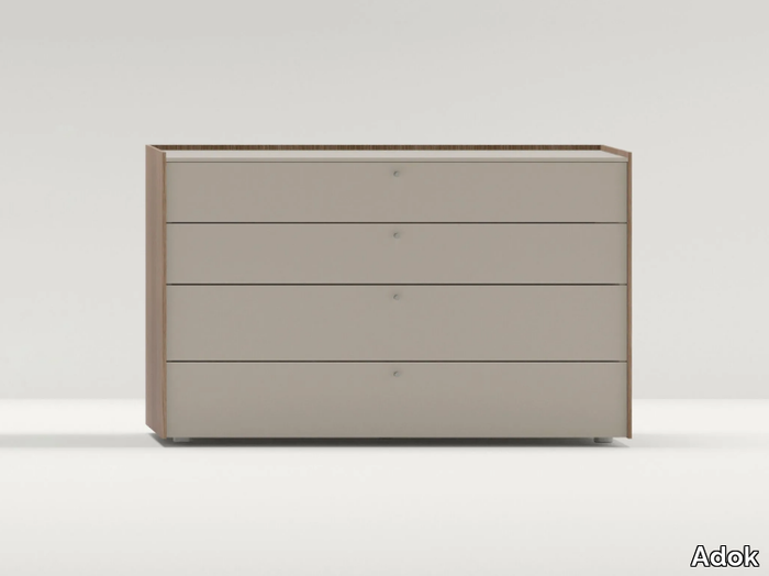 GLAM - Melamine-faced chipboard chest of drawers _ Adok