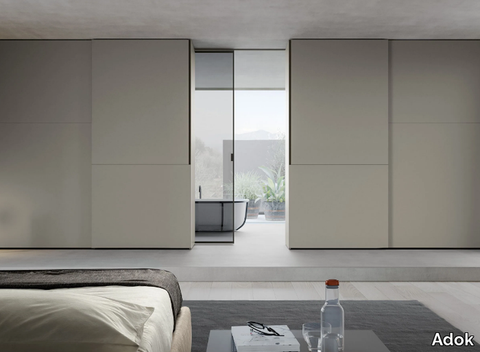 RITMO - Wooden wardrobe with sliding doors _ Adok