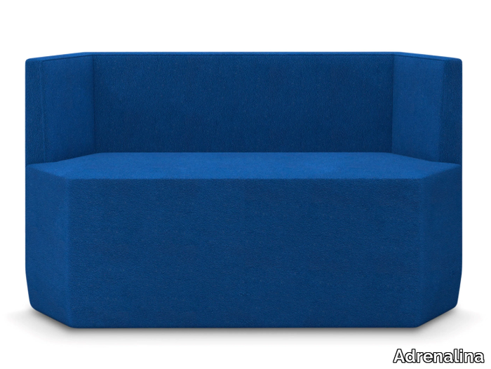 TIGRAM LOW - Upholstered 2 seater fabric leisure sofa _ Adrenalina