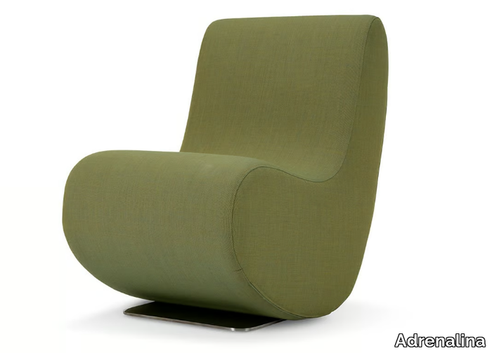 NINA - Upholstered fabric easy chair _ Adrenalina