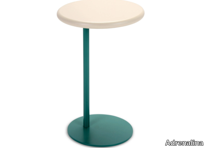 BISCUIT SMALL - Round wooden high side table _ Adrenalina