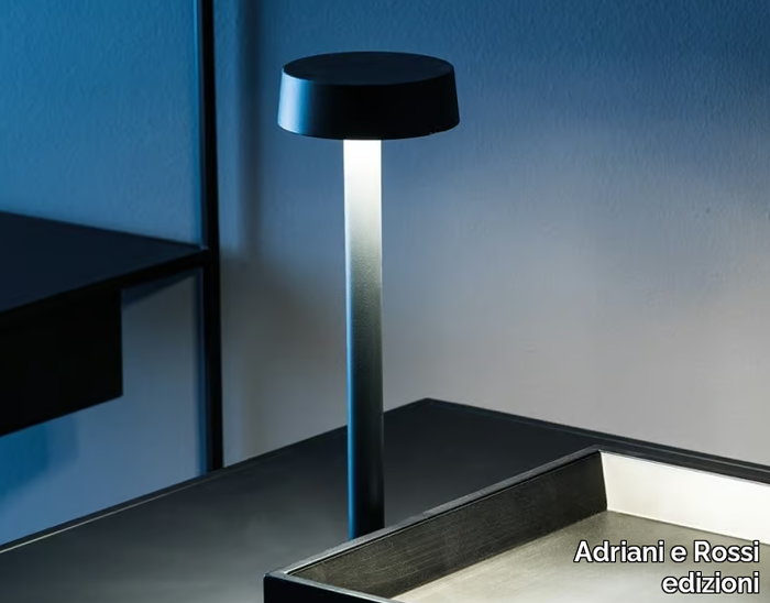 FOLLOW ME - LED cordless metal table lamp _ Adriani e Rossi edizioni