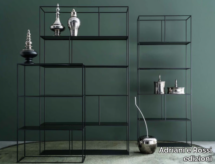 LIBRERIA 80/120 - Open double-sided bookcase _ Adriani e Rossi edizioni