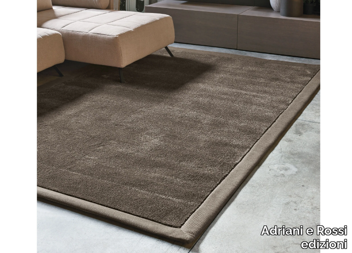 SUNRISE - Solid-color rectangular fabric rug _ Adriani e Rossi edizioni