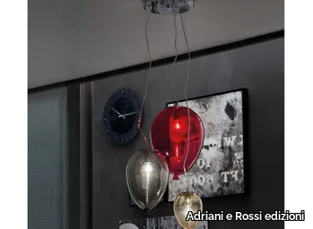 BALLOON SYSTEM - Blown glass pendant lamp _ Adriani e Rossi edizioni