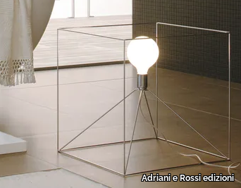 CUBO REFLEX - Metal floor lamp _ Adriani e Rossi edizioni