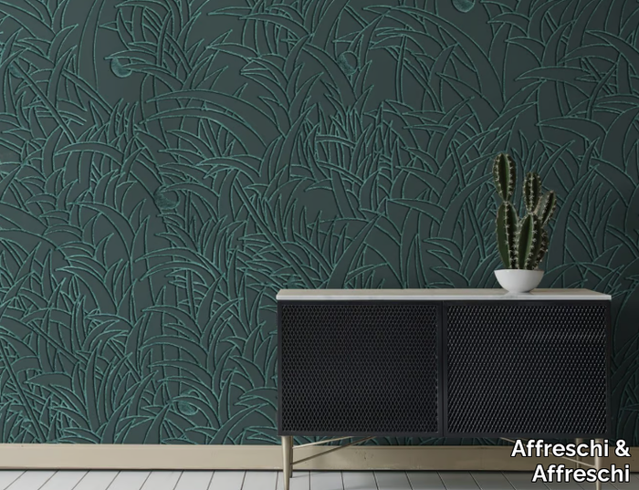 SEASON 1 KW1403 - Ecological Plaster backing wallpaper with floral pattern _ Affreschi & Affreschi