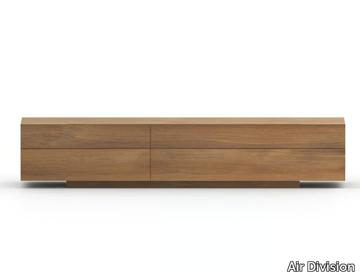 CRATER - Solid wood TV cabinet with drawers _ Air Division