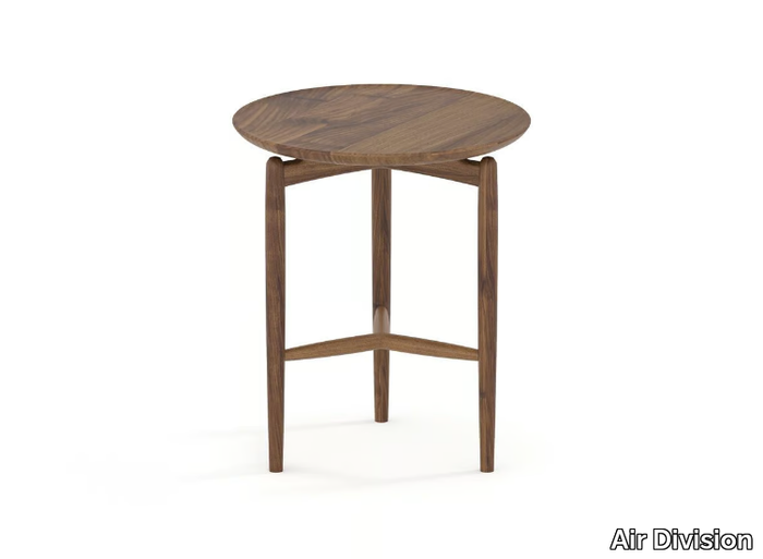 AVIATOR - Round solid wood coffee table _ Air Division