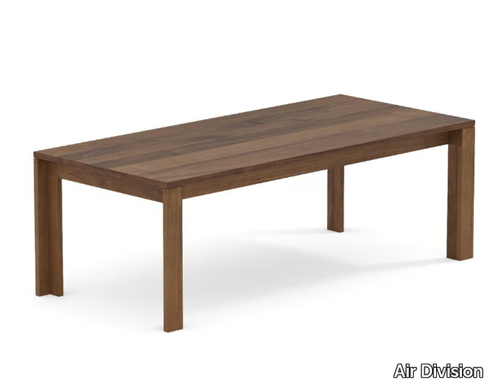 MAPP - Rectangular solid wood table _ Air Division