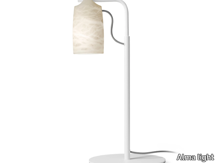 PAROS ALABASTER - Alabaster table lamp _ Alma light