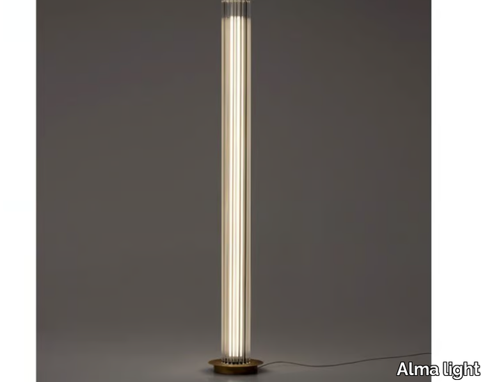 TOTEM I - LED Borosilicate glass floor lamp _ Alma light