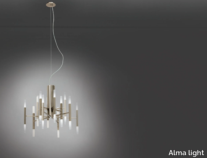 THE LIGHT 5150/12 - Iron chandelier _ Alma light