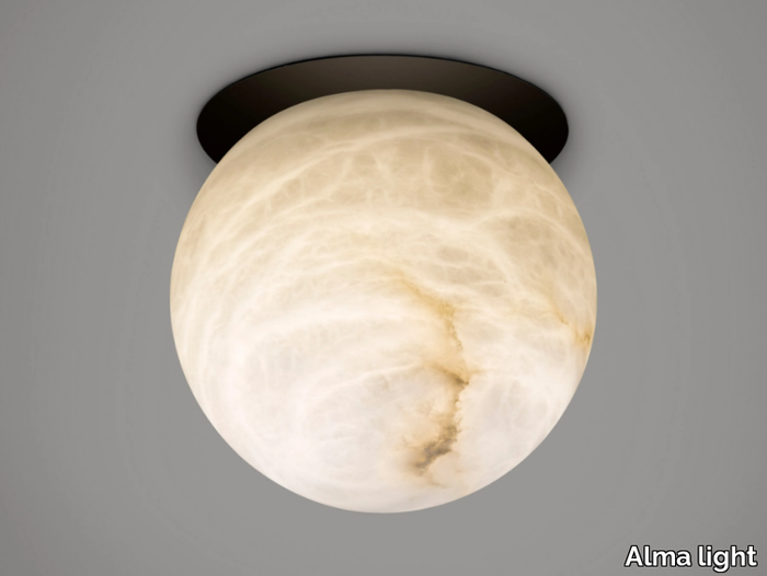 TRIBECA - Alabaster ceiling lamp _ Alma light