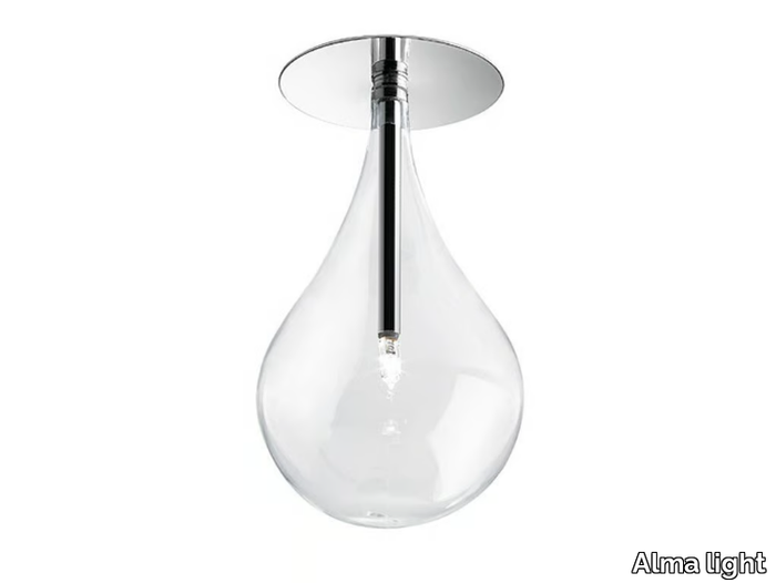 DROP DOWNLIGHT LED - LED glass ceiling lamp _ Alma light