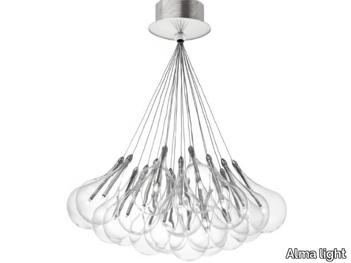 DROP LED - LED glass ceiling lamp _ Alma light
