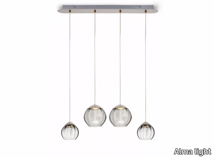 SOFT 59004 - LED glass pendant lamp _ Alma light