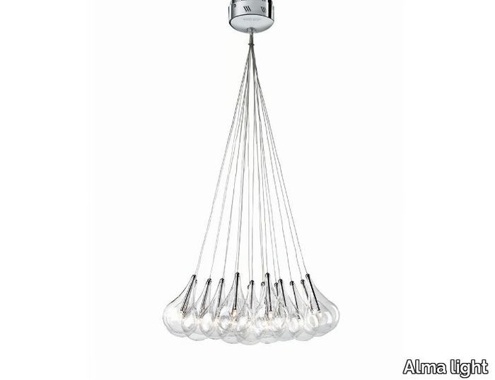 DROP LED - LED glass pendant lamp _ Alma light