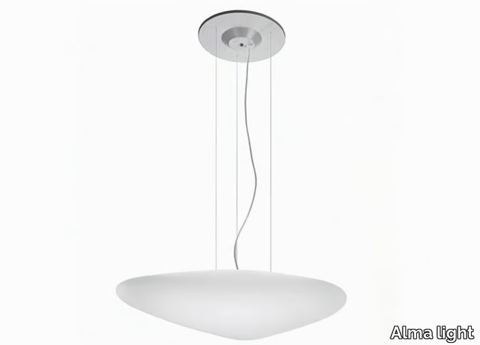 STONE - LED polyethylene pendant lamp _ Alma light