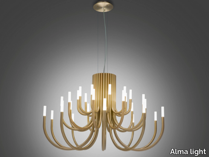THEPALM 5190/30 - LED iron chandelier _ Alma light