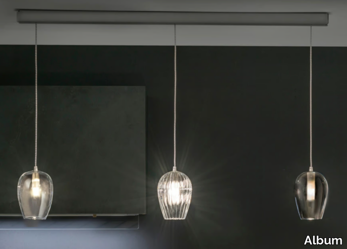 BARRA X3 PENDOLINO XL - LED blown glass pendant lamp _ Album