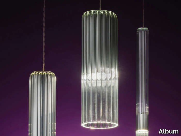 RIGOLETTO - LED Borosilicate glass pendant lamp _ Album