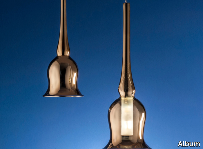 BUCANEVE XL - LED handmade Borosilicate glass pendant lamp _ Album