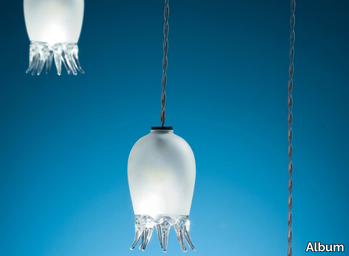 SEPPIOLINA - LED Borosilicate glass pendant lamp _ Album