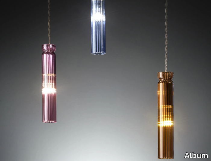 SIGARO - LED Borosilicate glass pendant lamp _ Album