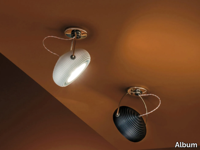 UFO SPOT - LED ceiling Anodized aluminium spotlight _ Album