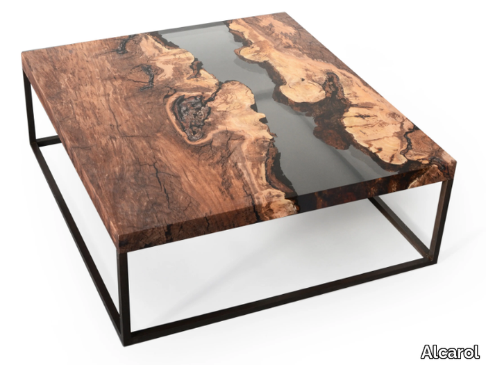 CREEK PLUM - Square coffee table _ Alcarol