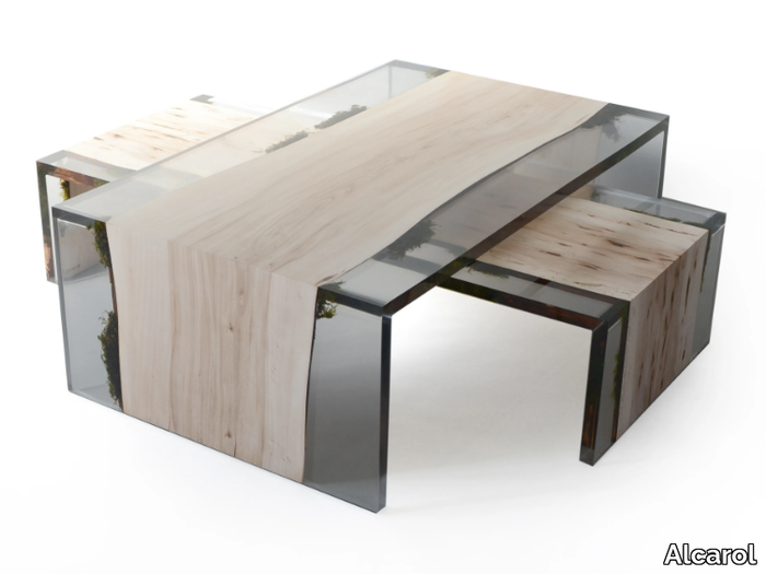 TRAIL - Rectangular coffee table _ Alcarol