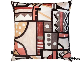 ARTE WATER REPELLENT La Défense Soleil - Motif square cushion _ Aldeco