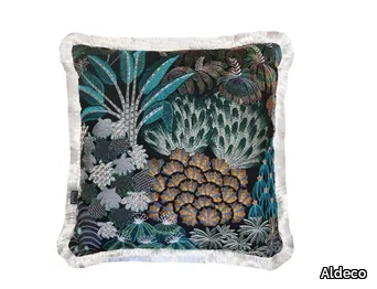 BELLE TERRE Black Jardin des Tuileries - Square cushion _ Aldeco