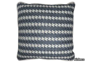 CUSHION LIBERTÉ Riverside Blue - Motif square cushion _ Aldeco