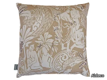 DEMOISELLES IN/OUTDOOR FR Sable Nature - Motif square cushion _ Aldeco