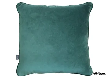 HOPE VELVET EASY CLEAN FR Jade - Solid-color square cushion _ Aldeco