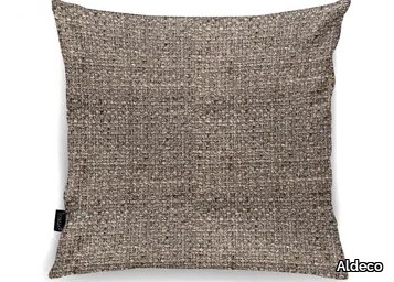 NECESSAIRES FR Linen Gray - Solid-color square cushion _ Aldeco