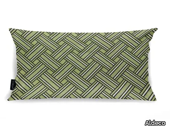 ON WEAVING Jadeite - Geometric rectangular cushion _ Aldeco