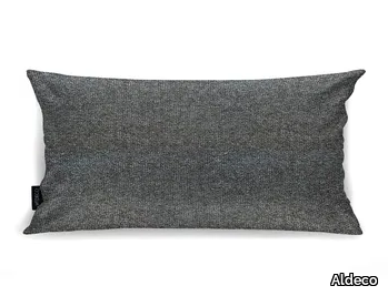 VELLUTINO FR Stone Gray - Rectangular solid-color cushion _ Aldeco