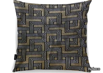 INTERCEPTION JACQUARD VELVET Linen - Cushion _ Aldeco