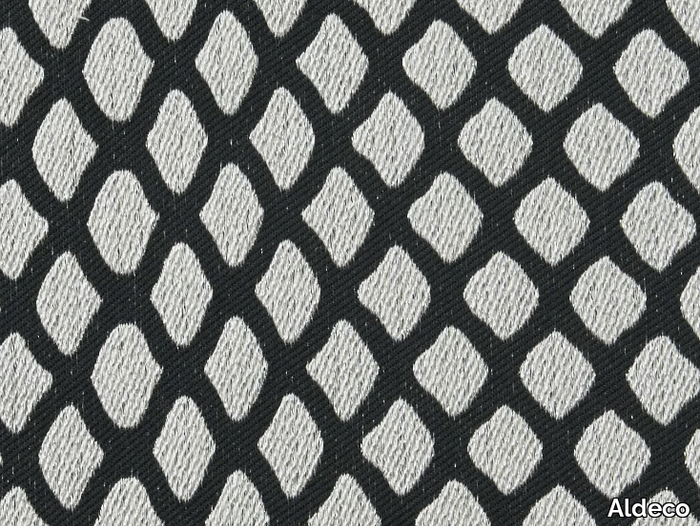 CAVIAR - Pique fabric with graphic pattern _ Aldeco