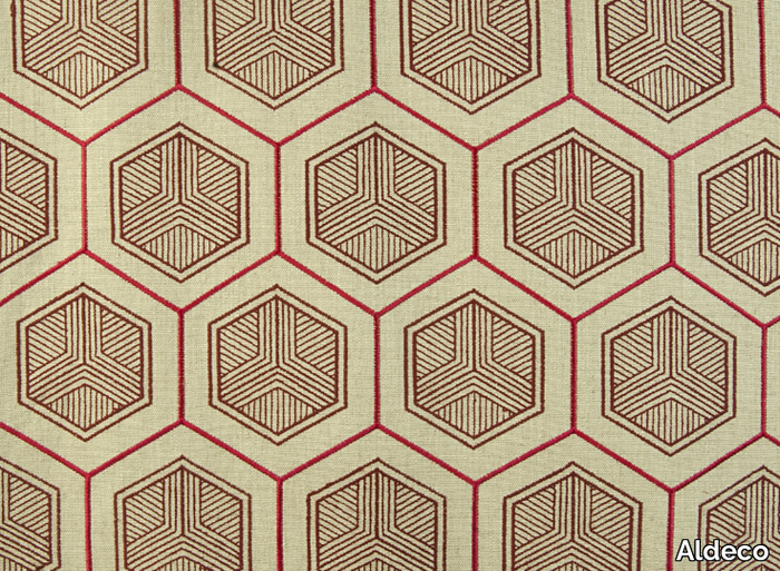 HEXADDICTION - Upholstery fabric with graphic pattern _ Aldeco