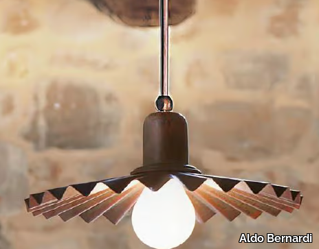 CIVETTA - Brass pendant lamp _ Aldo Bernardi