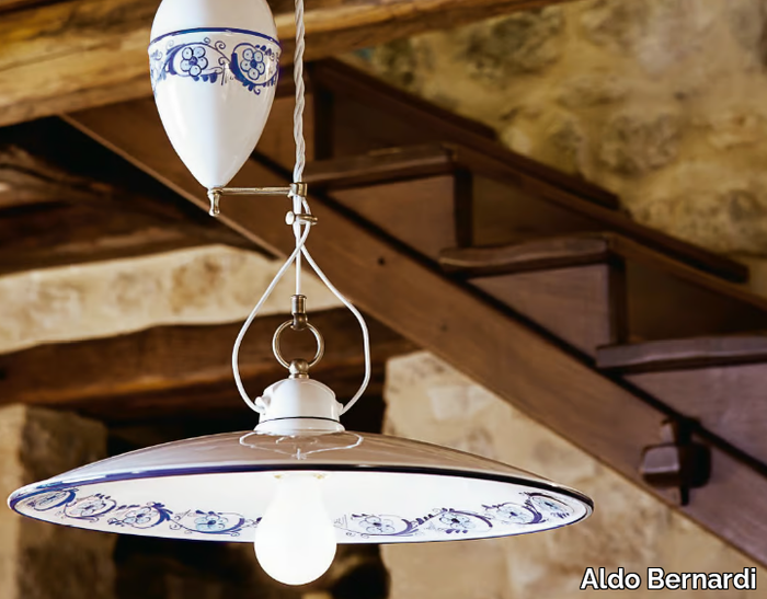 BILANCIA - Ceramic pendant lamp _ Aldo Bernardi