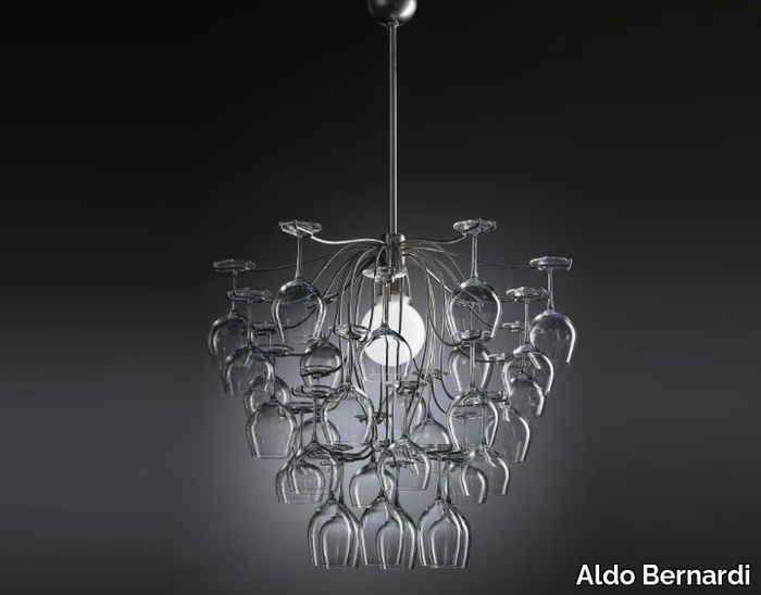 SAUVIGNON - Glass chandelier _ Aldo Bernardi