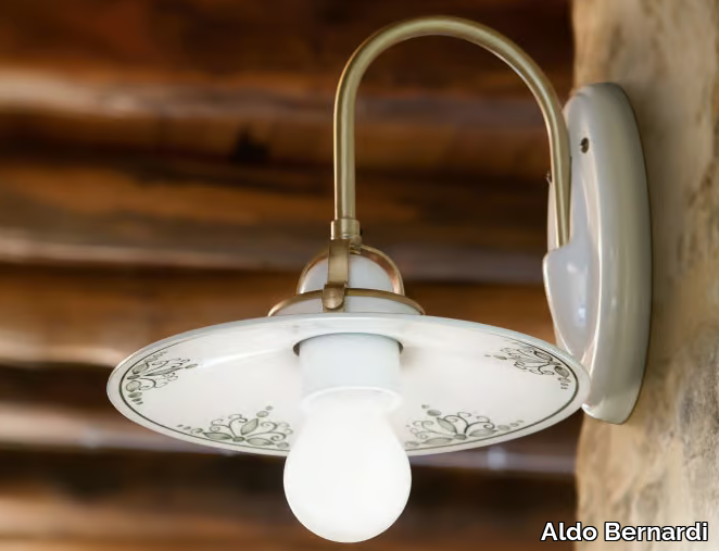 TESA - Ceramic wall lamp with fixed arm _ Aldo Bernardi