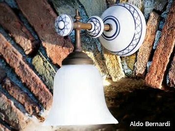 CARACOI - Glass wall lamp with fixed arm _ Aldo Bernardi
