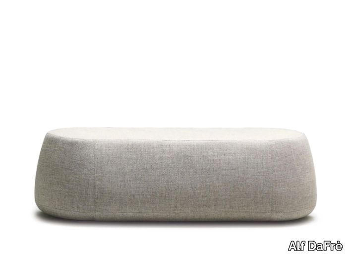 DENNY - Oval fabric pouf _ Alf DaFrè