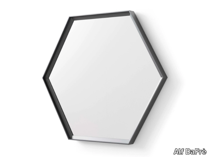 ESAGONA - Hexagonal wall-mounted mirror _ Alf DaFrè